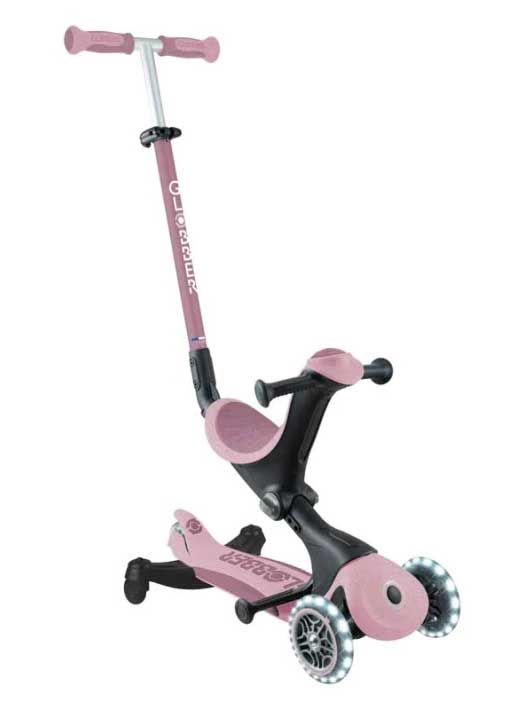 GLOBBER Тротинетка 5 в 1 GO UP DELUXE LIGHTS ECOLOGIC 360