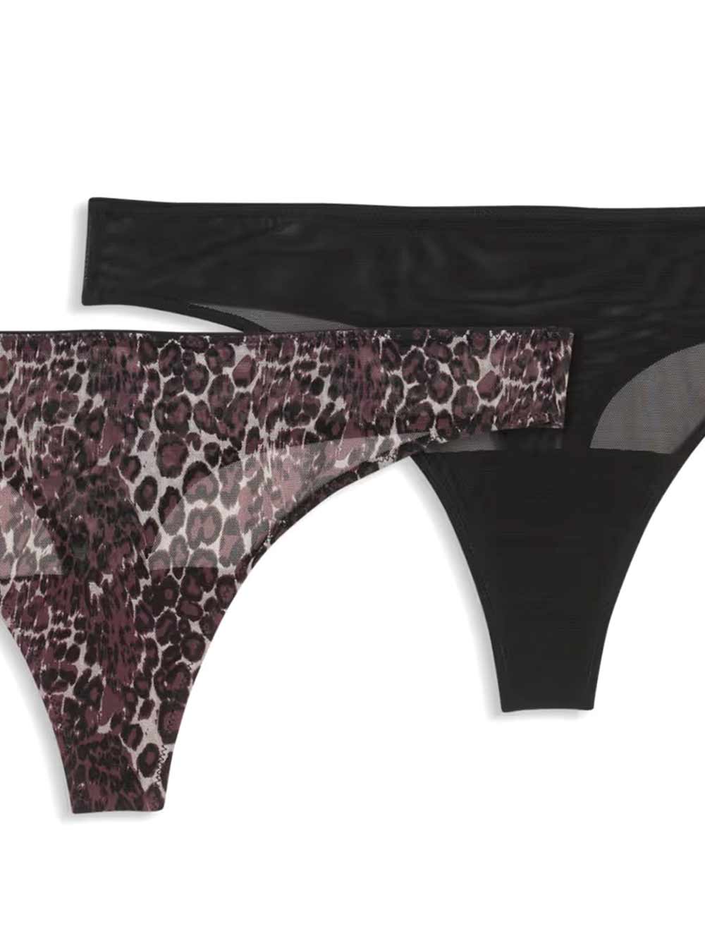 PUMA Бельо PUMA WOMEN ANIMAL MESH STRINGS 2P