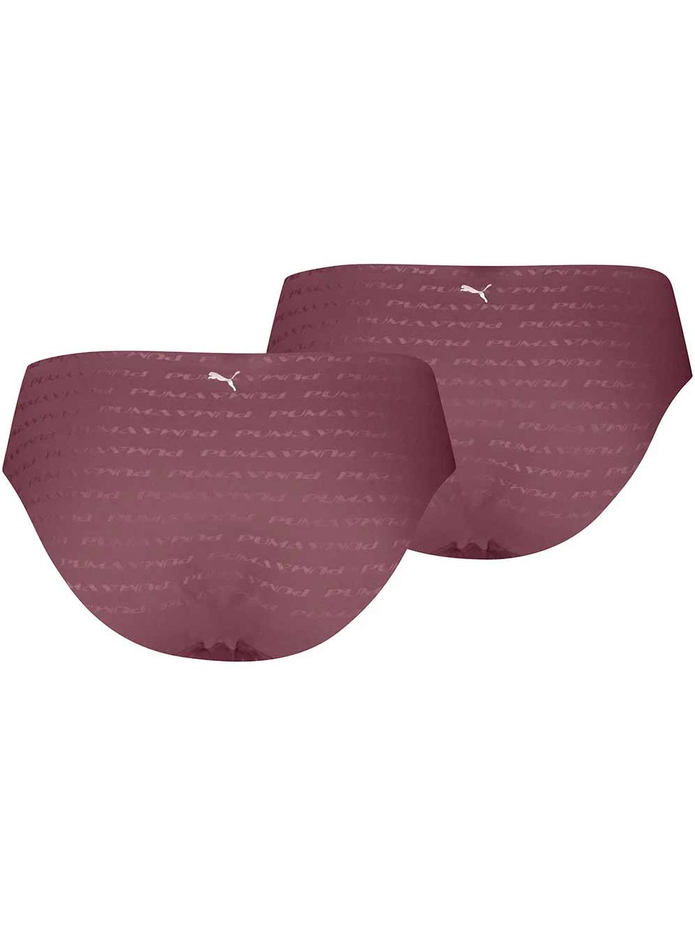 PUMA Бельо PUMA WOMEN EMBOSSED LOGO BRIEFS 2P