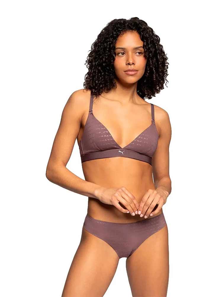 PUMA Бельо PUMA WOMEN EMBOSSED LOGO BRIEFS 2P