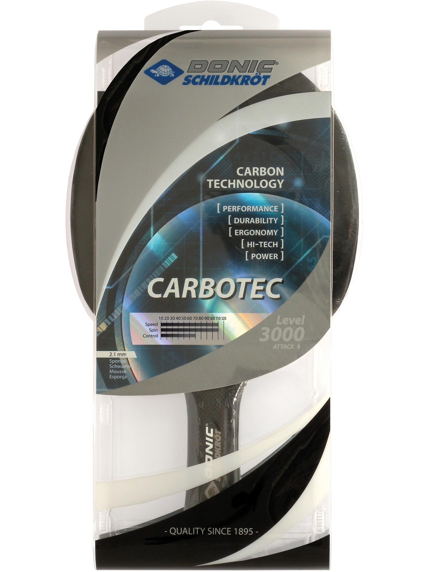 Paleta tenis Carbotec 3000