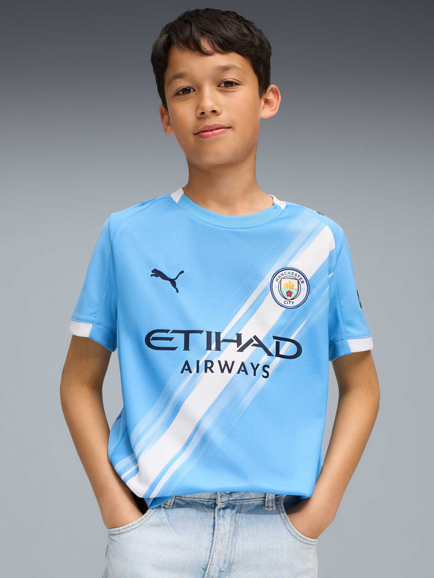 Tricou Mcfc Home Jersey Replica Jr