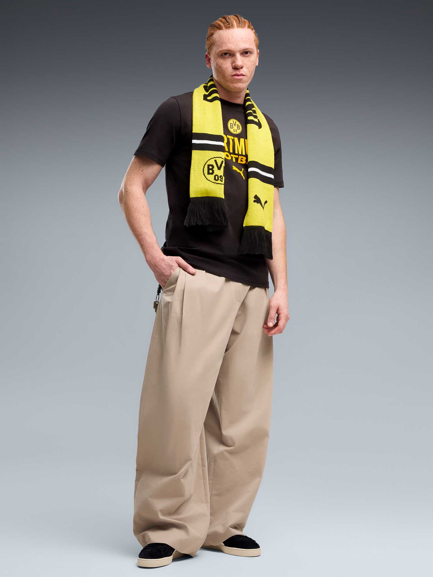 PUMA Тениска BVB FtblCulture Tee