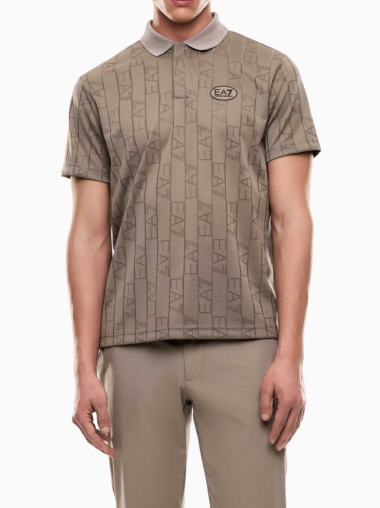 EA7 Emporio Armani Поло тениска GOLF PRO M POLO SS GRAPHIC