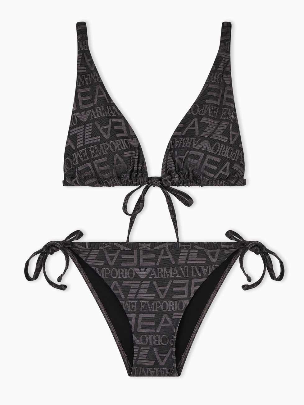 EA7 Emporio Armani Бански 2 части WATER SPORTS BW GRAPHIC W TRIANGLE
