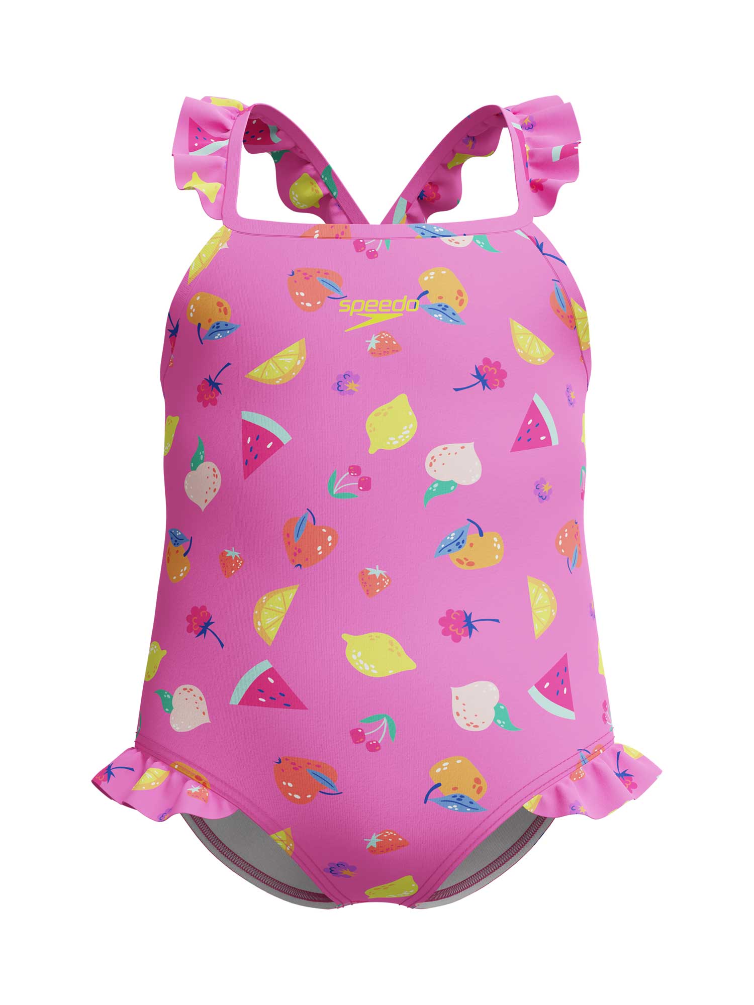 SPEEDO Цял бански GIRLS FRILL THINSTRAP 1PC