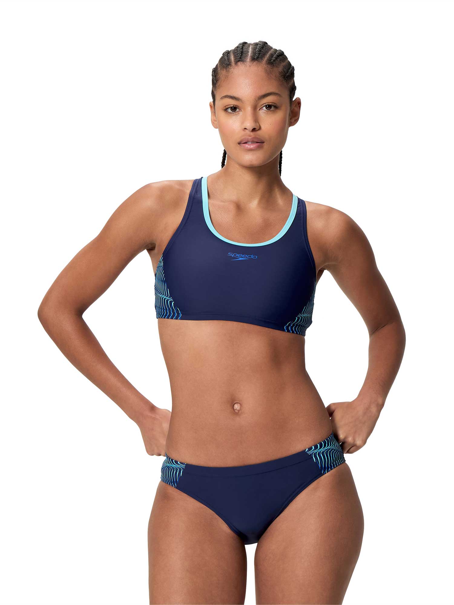 SPEEDO Бански 2 части PLACEMENT RACERBACK 2PC AF