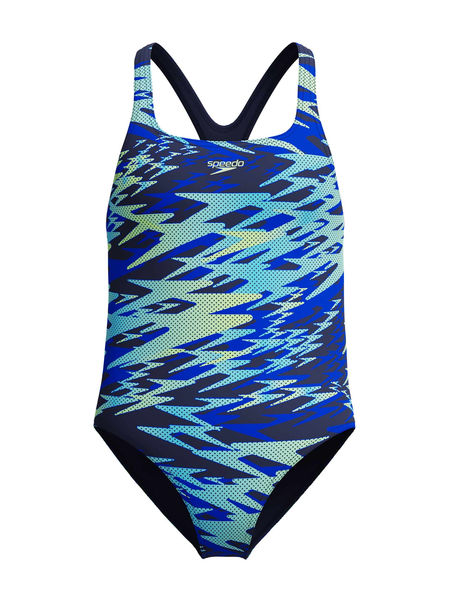 SPEEDO Цял бански GIRLS HYPERBOOM PRINT MEDALIST 1PC