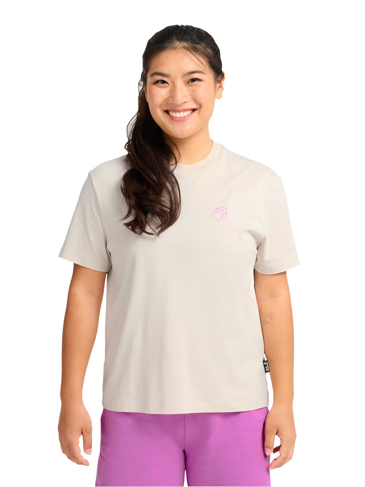 JACK WOLFSKIN Тениска CELEBRATE THE PAW T W