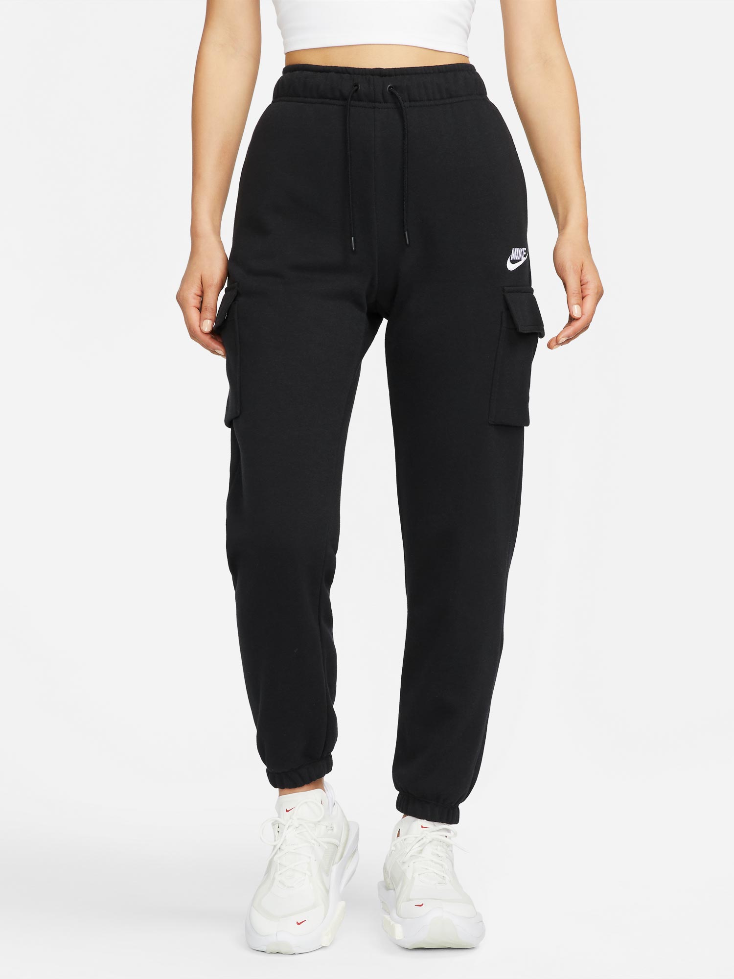 Pantaloni sport Essntl Flc Mr