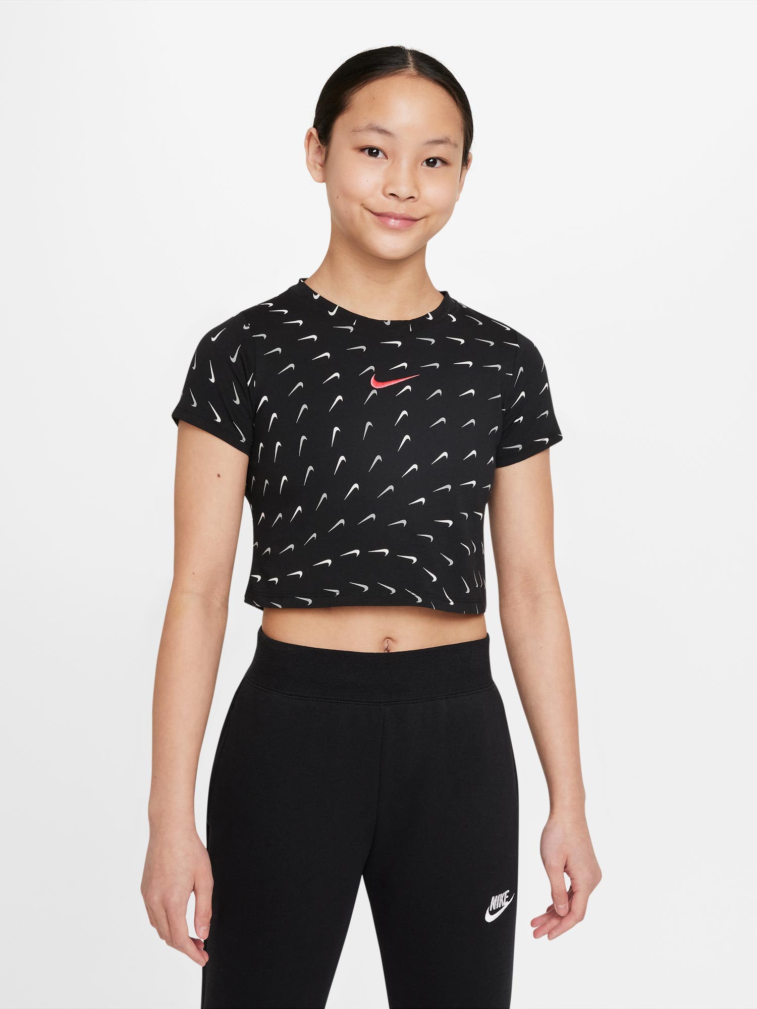 Tricou G Crop Swooshfetti