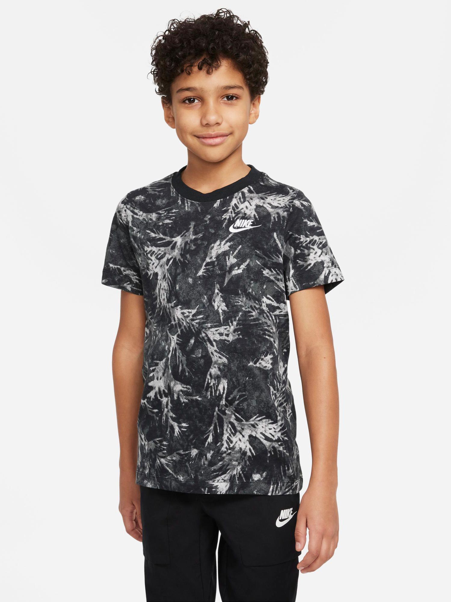 Tricou B Camo Leaf Aop