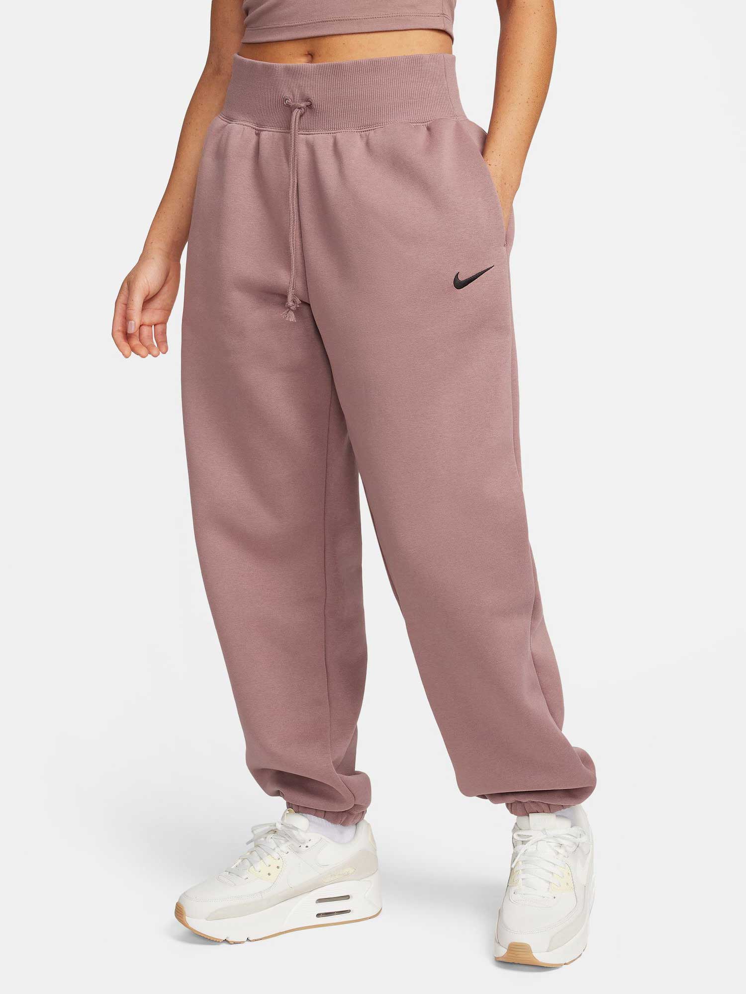 Pantaloni sport W Nsw Phnx Flc Hr Os