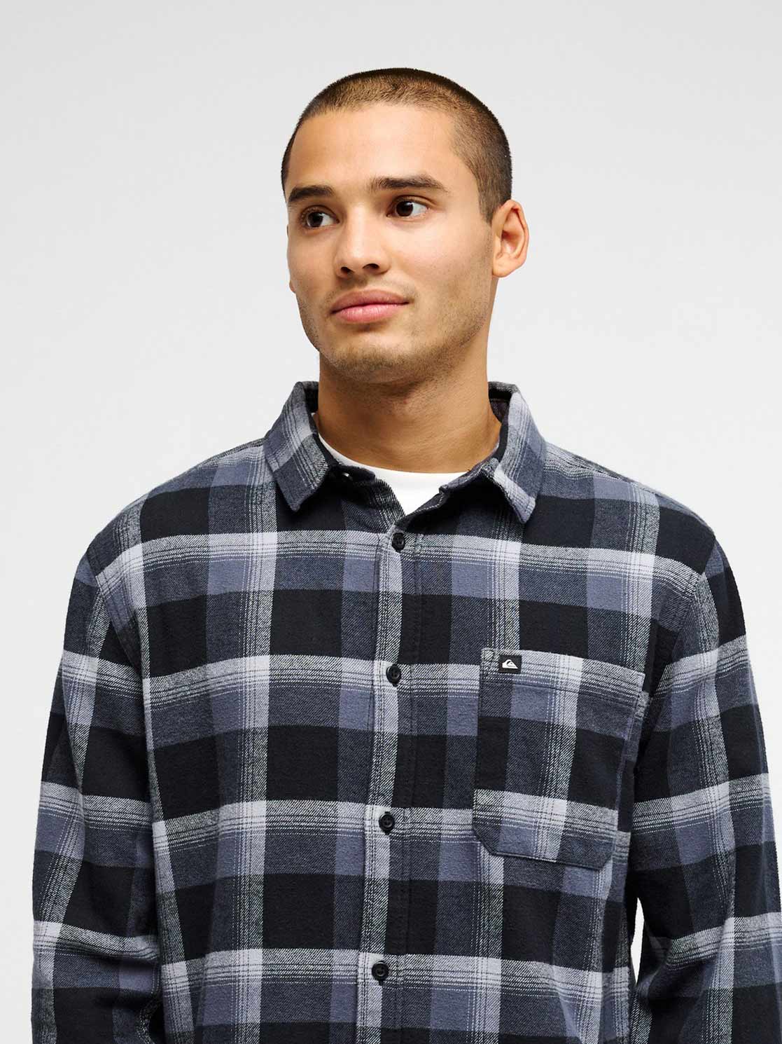 QUIKSILVER Риза MOTHERFLY PLAID LS