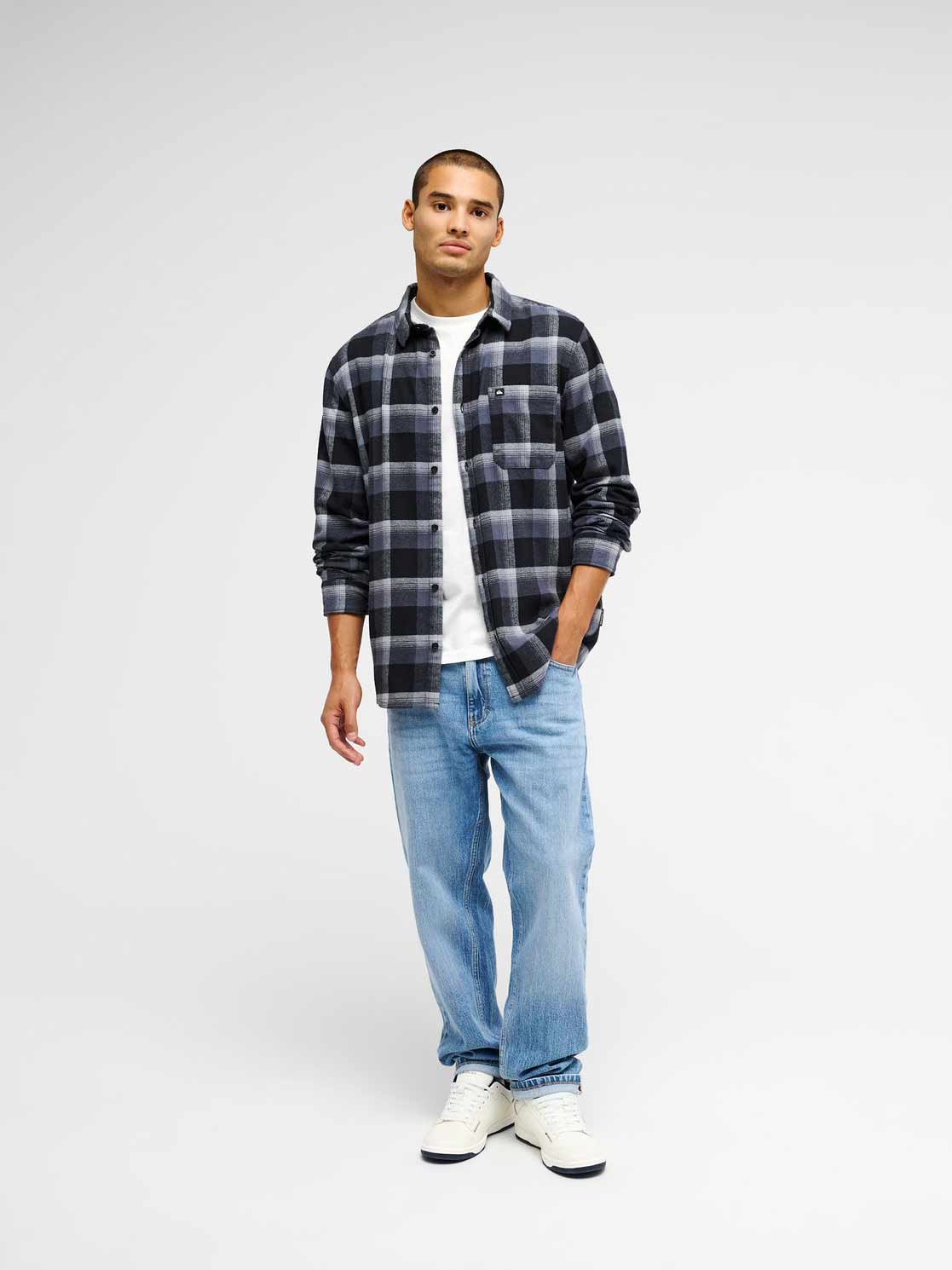 QUIKSILVER Риза MOTHERFLY PLAID LS
