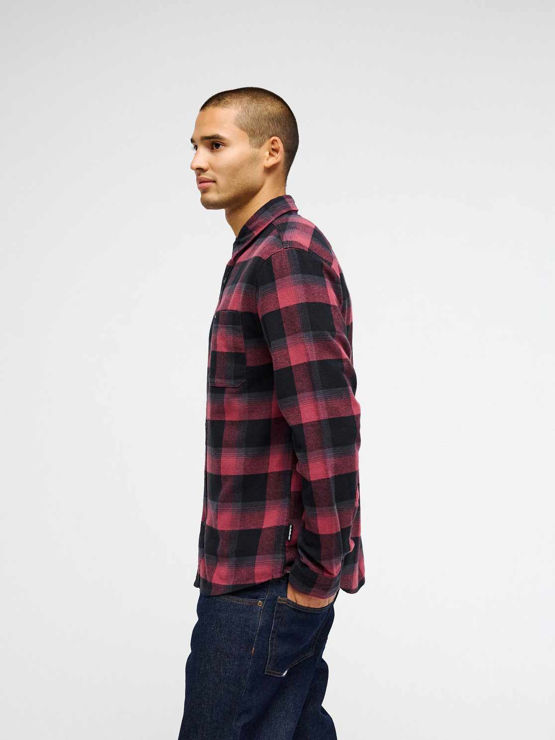 QUIKSILVER Риза MOTHERFLY PLAID LS