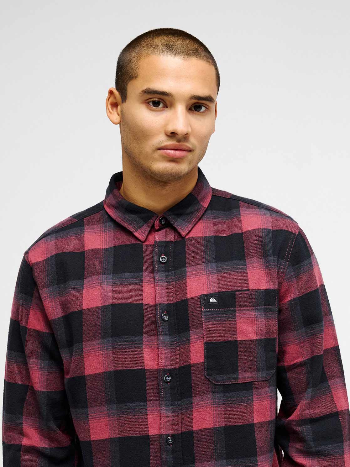QUIKSILVER Риза MOTHERFLY PLAID LS