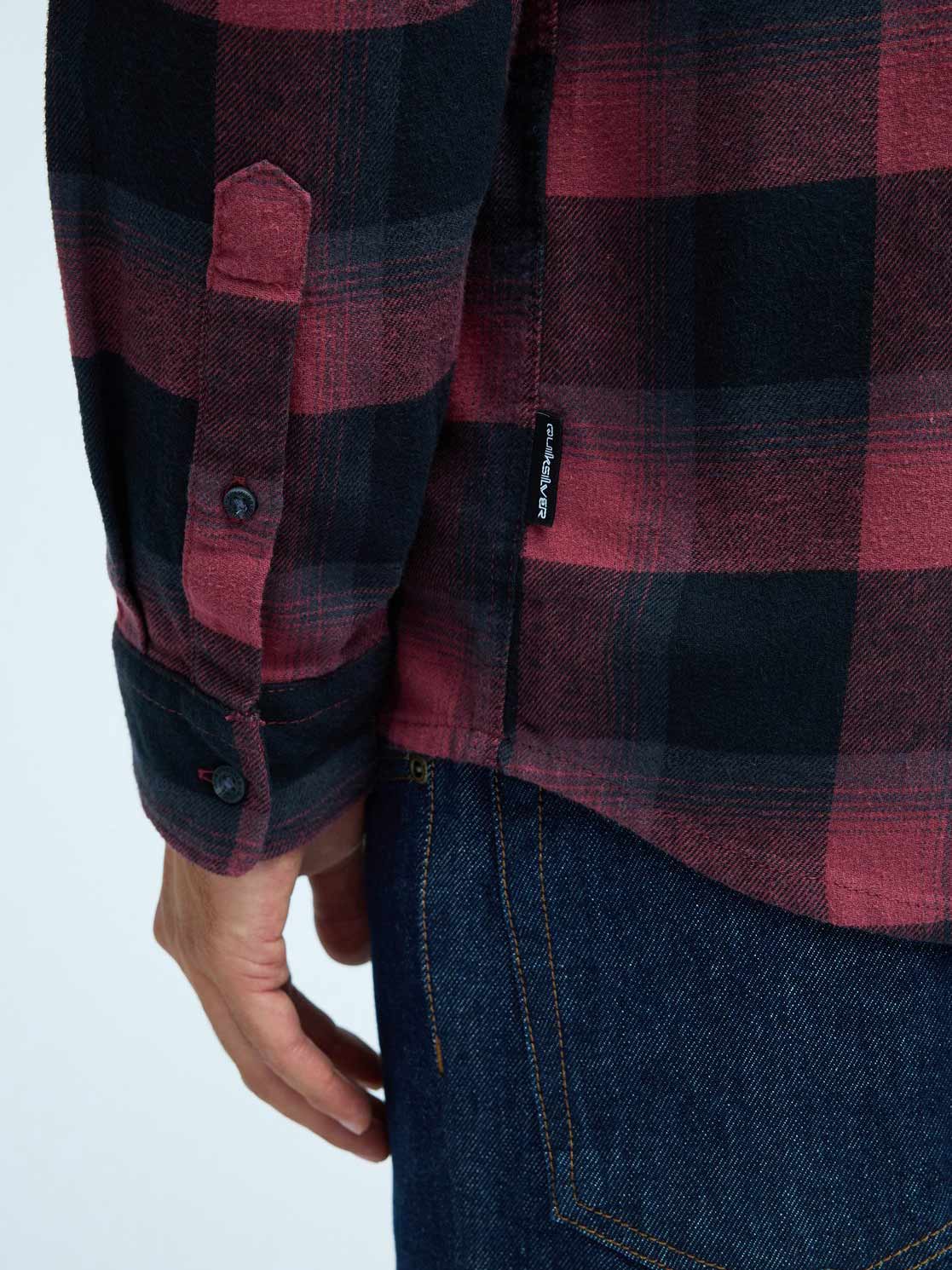 QUIKSILVER Риза MOTHERFLY PLAID LS