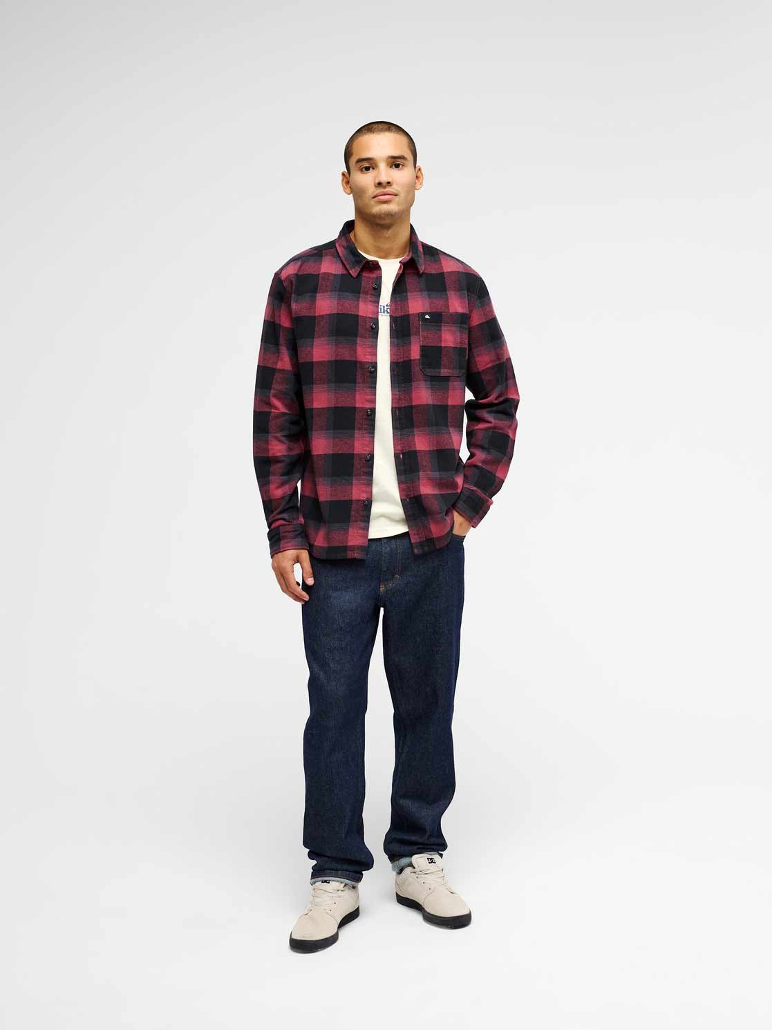 QUIKSILVER Риза MOTHERFLY PLAID LS