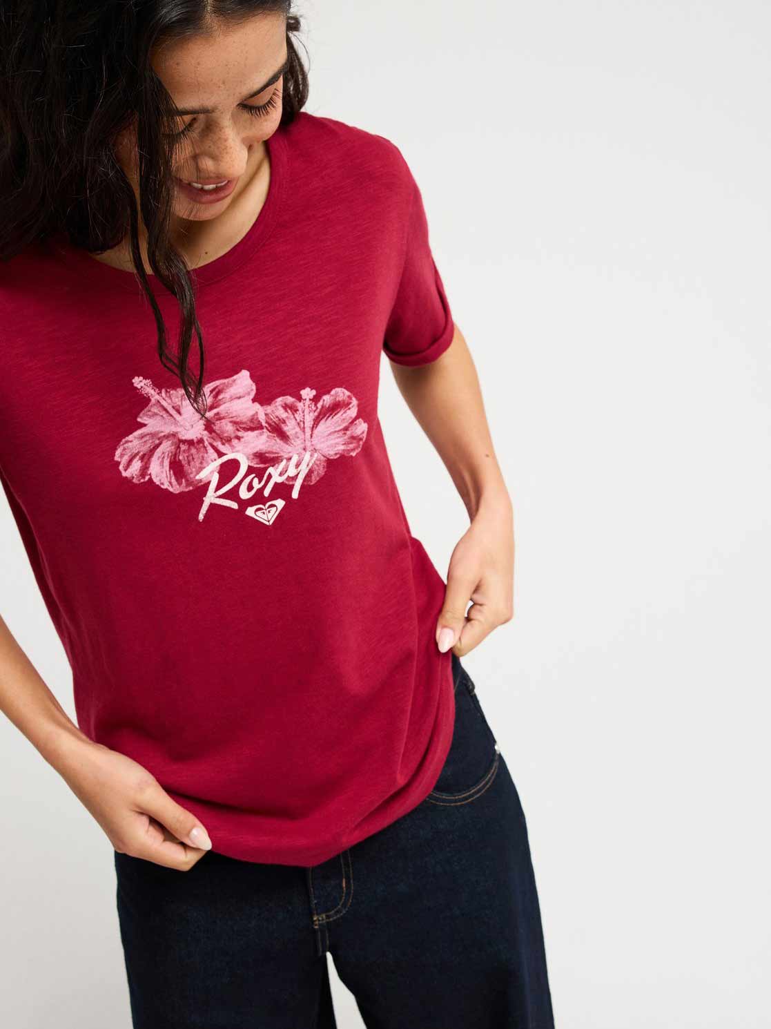 ROXY Тениска OCEANWAVE REGULAR SLUB