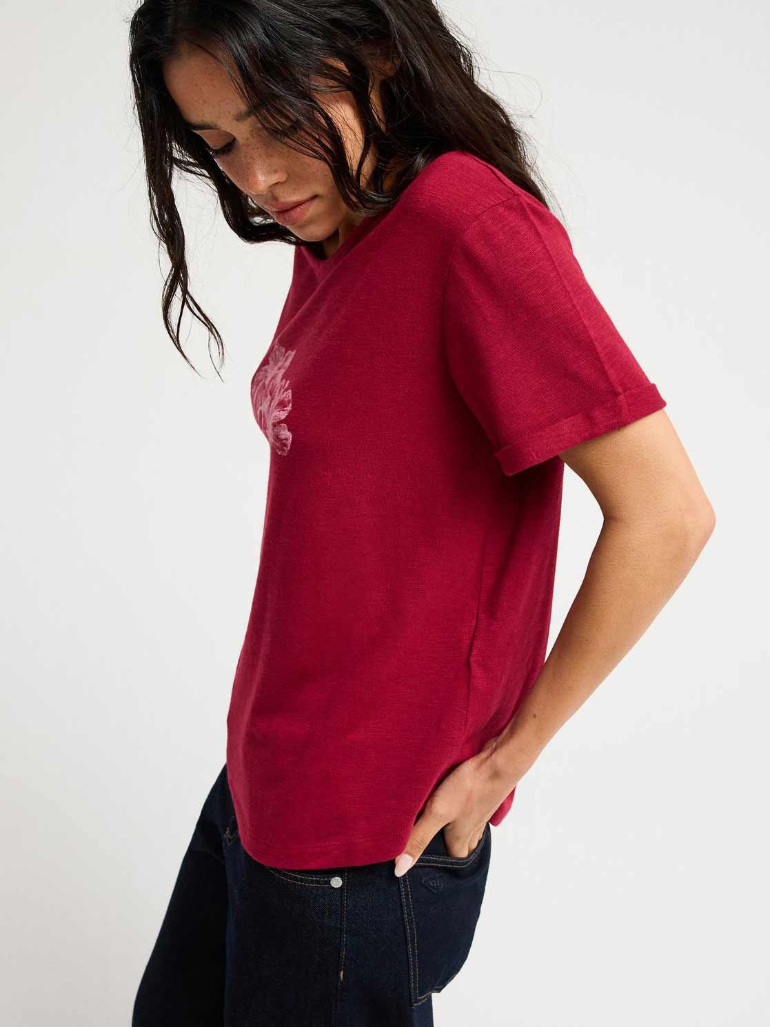 ROXY Тениска OCEANWAVE REGULAR SLUB