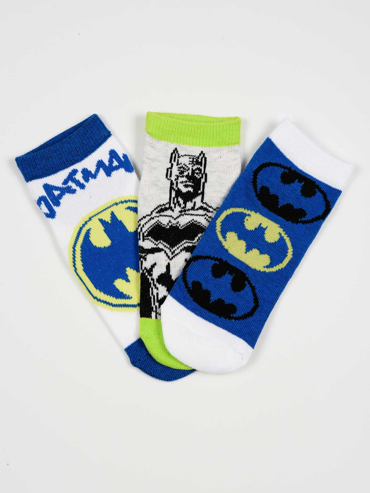 KIDS MOVIE HEROES Чорапи - комплект 3 чифта BATMAN