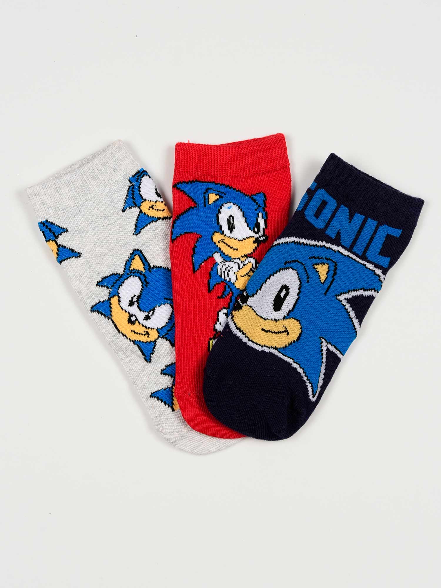 KIDS MOVIE HEROES Чорапи - комплект 3 чифта SONIC