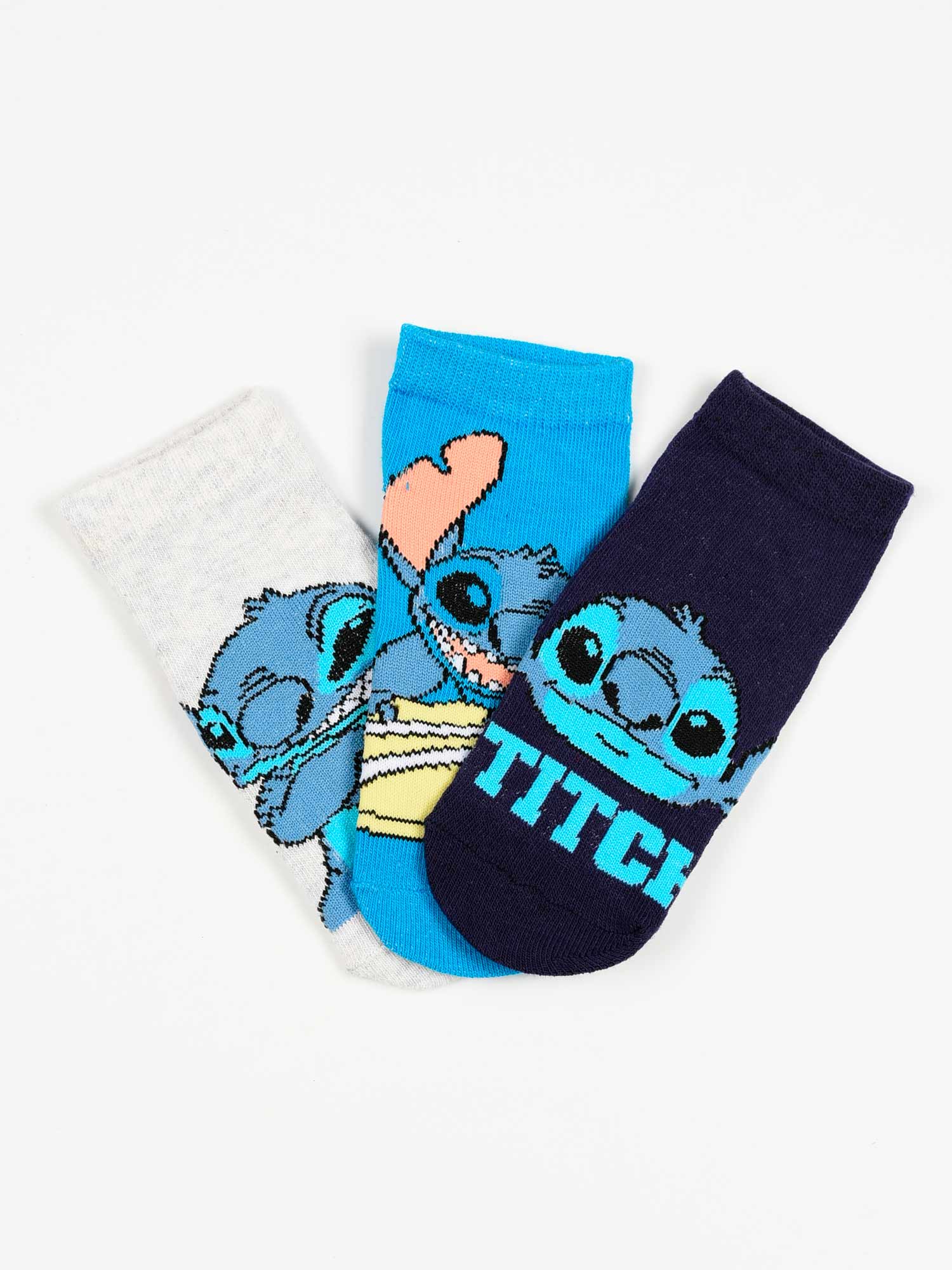 KIDS MOVIE HEROES Чорапи - комплект 3 чифта Lilo&Stitch