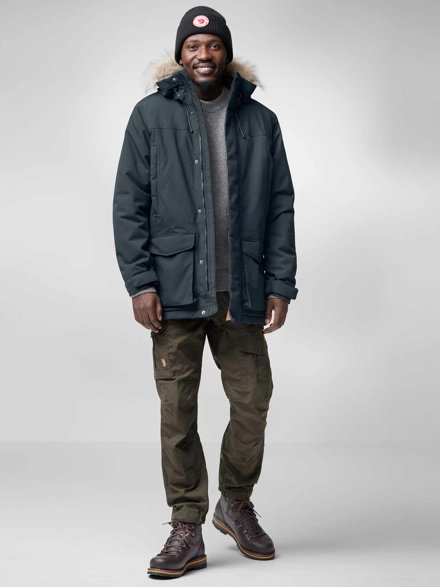 FJALLRAVEN Яке Nuuk Lite Parka M