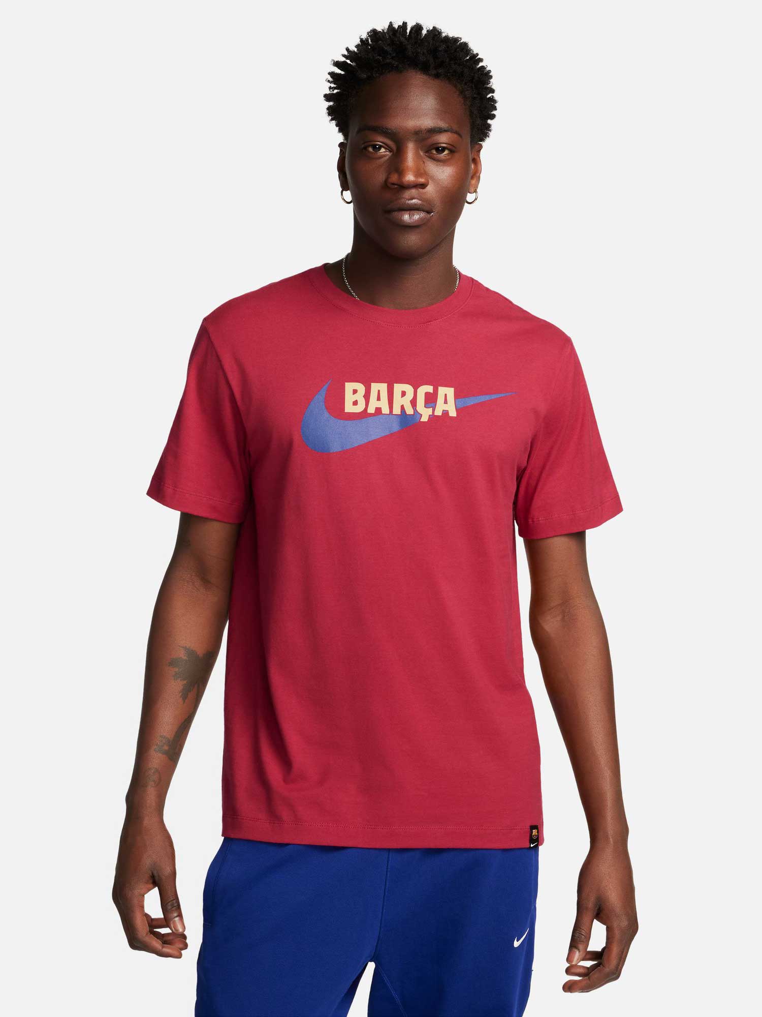 Tricou Fcb M Nk Swoosh