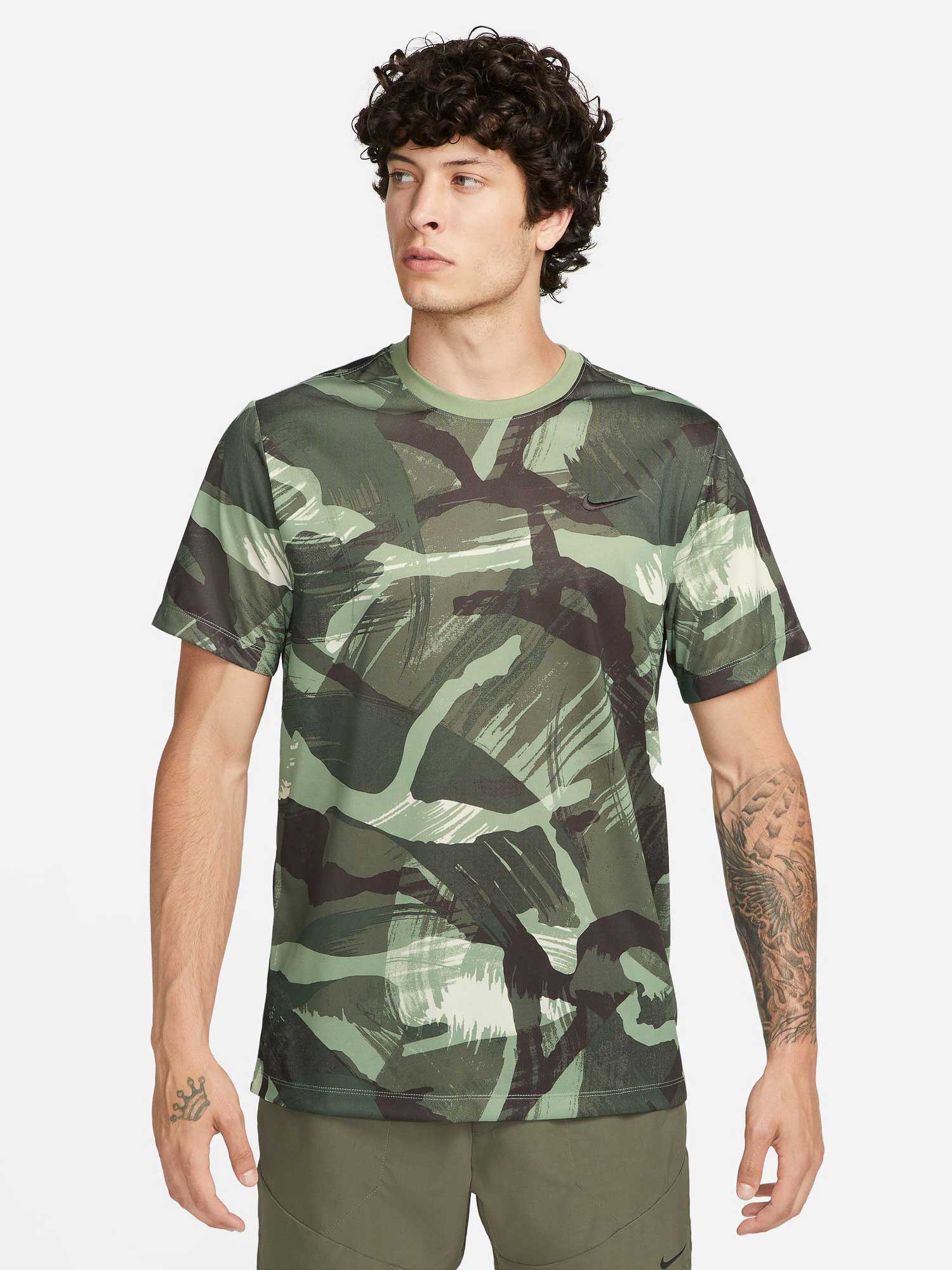 Tricou M Nk Df Rlgd Camo Aop