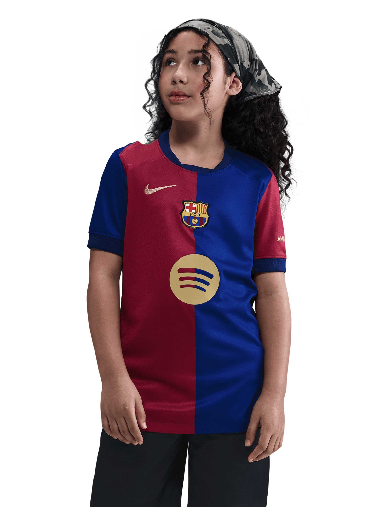Reducere NIKE Tricou Fcb Y Nk Df Jsy Ss Stad Hm