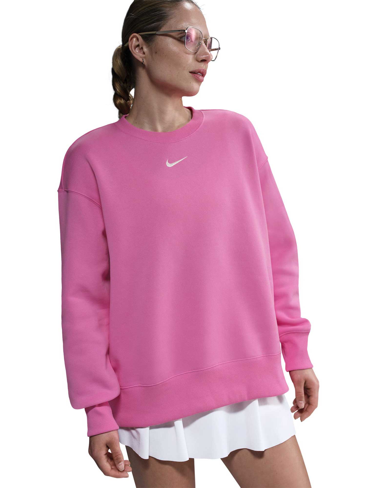 Bluza W Nsw Phnx Flc Os Long Crew