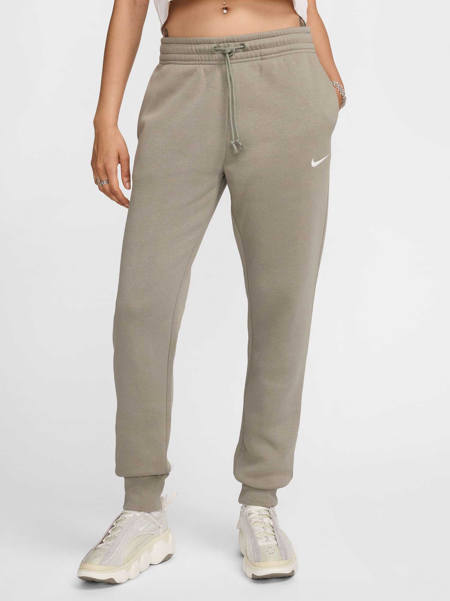 Pantaloni sport W Nsw Phnx Flc Mr Std