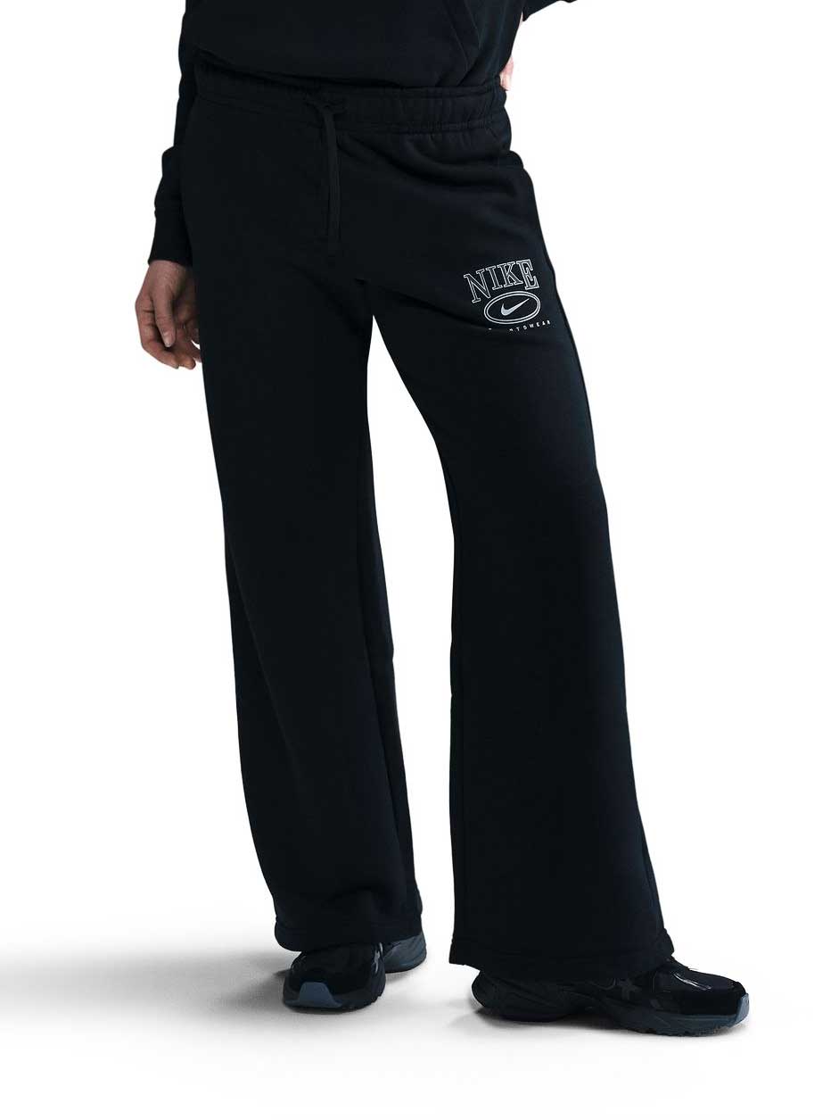 Pantaloni sport W Nsw Club Flc Mr Gx Wide Pnt