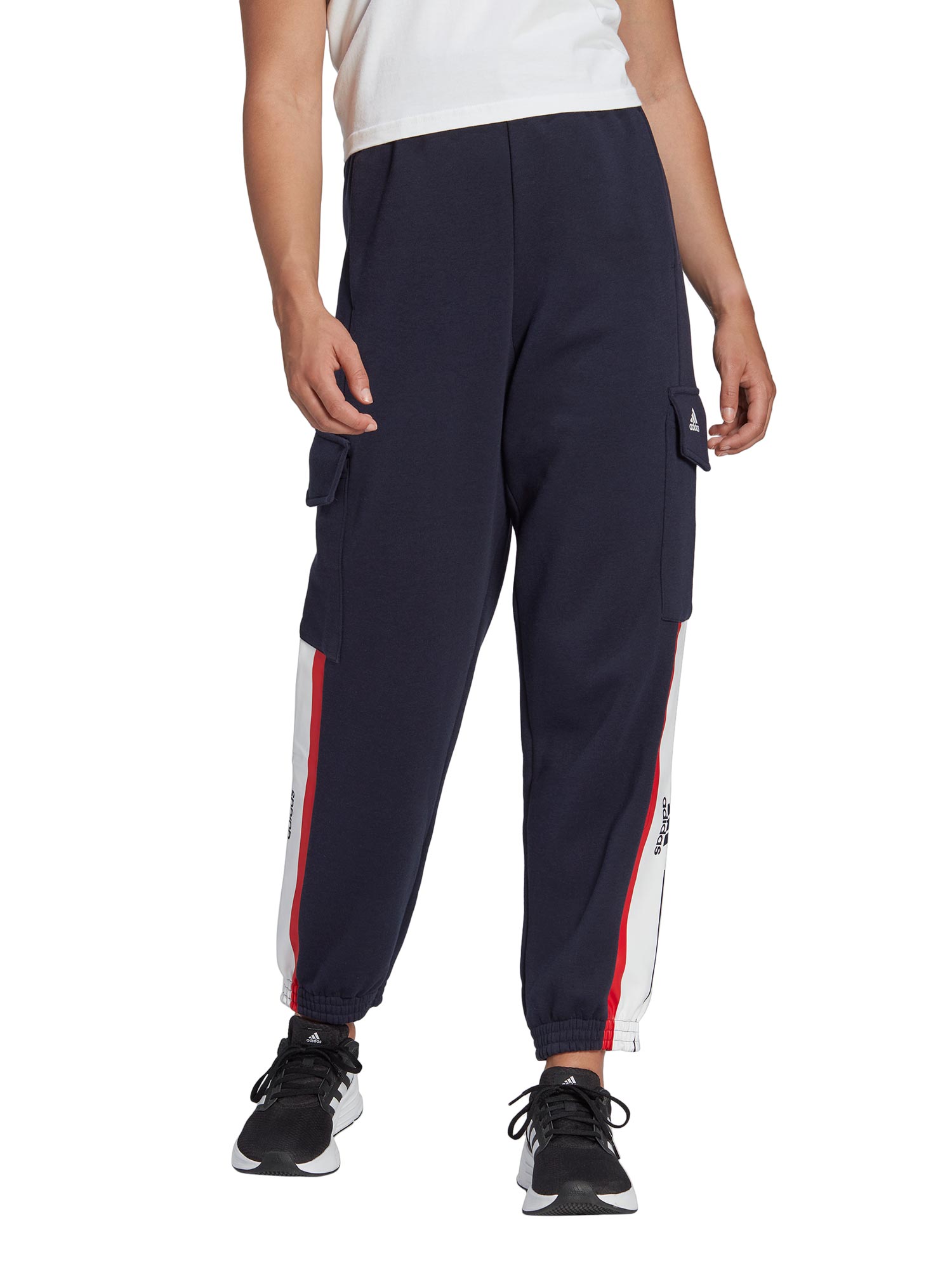 Pantaloni sport Essentials Pin Stripe Block Fleece