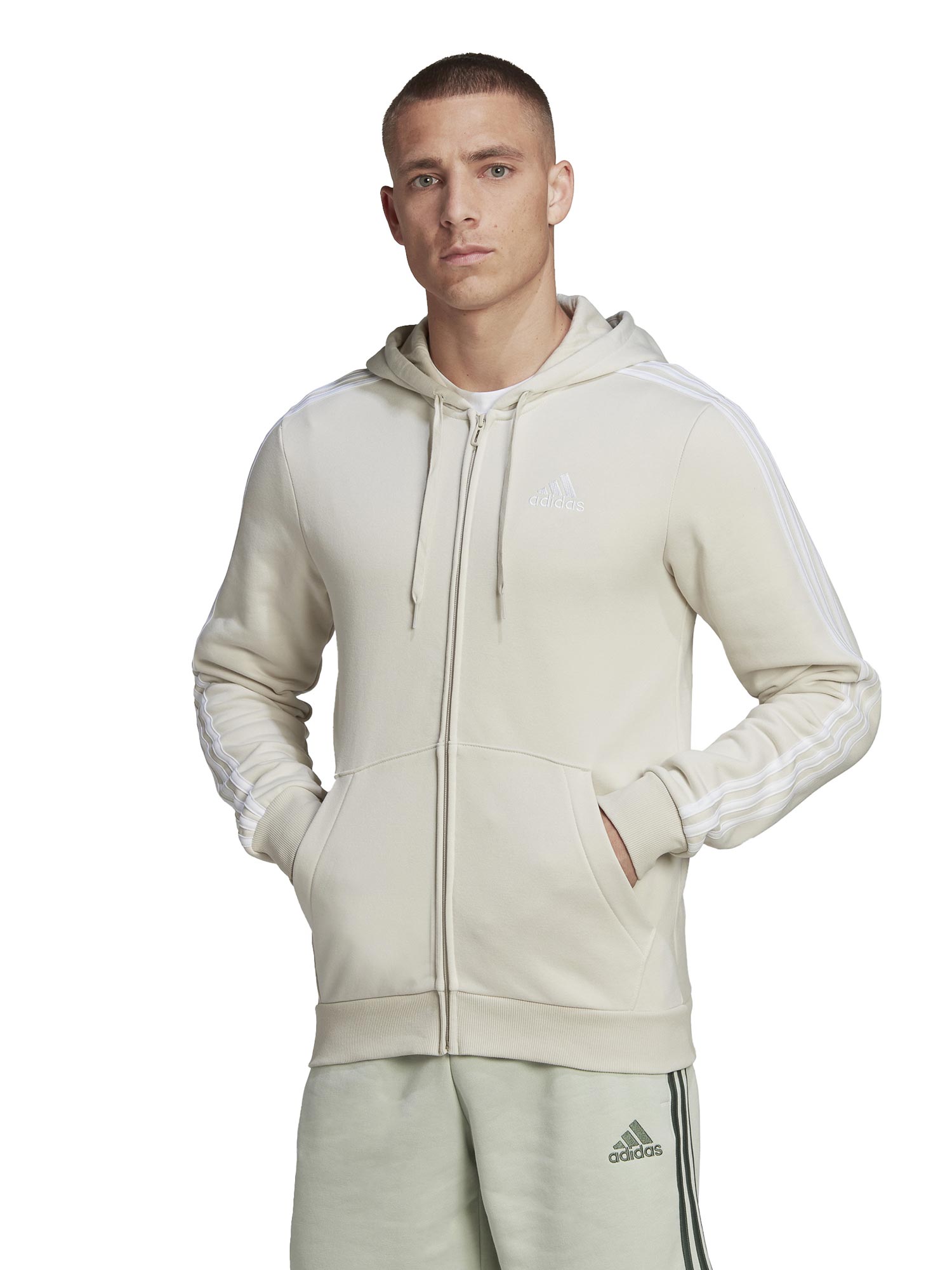 Hanorac Essentials Fleece 3-Stripes