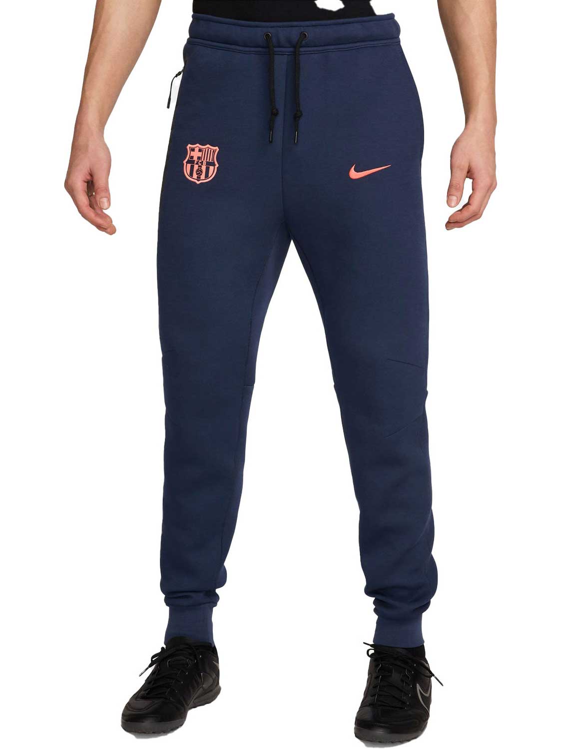Pantaloni sport Fcb Mnsw Tech Flc Jgr Pant 3r
