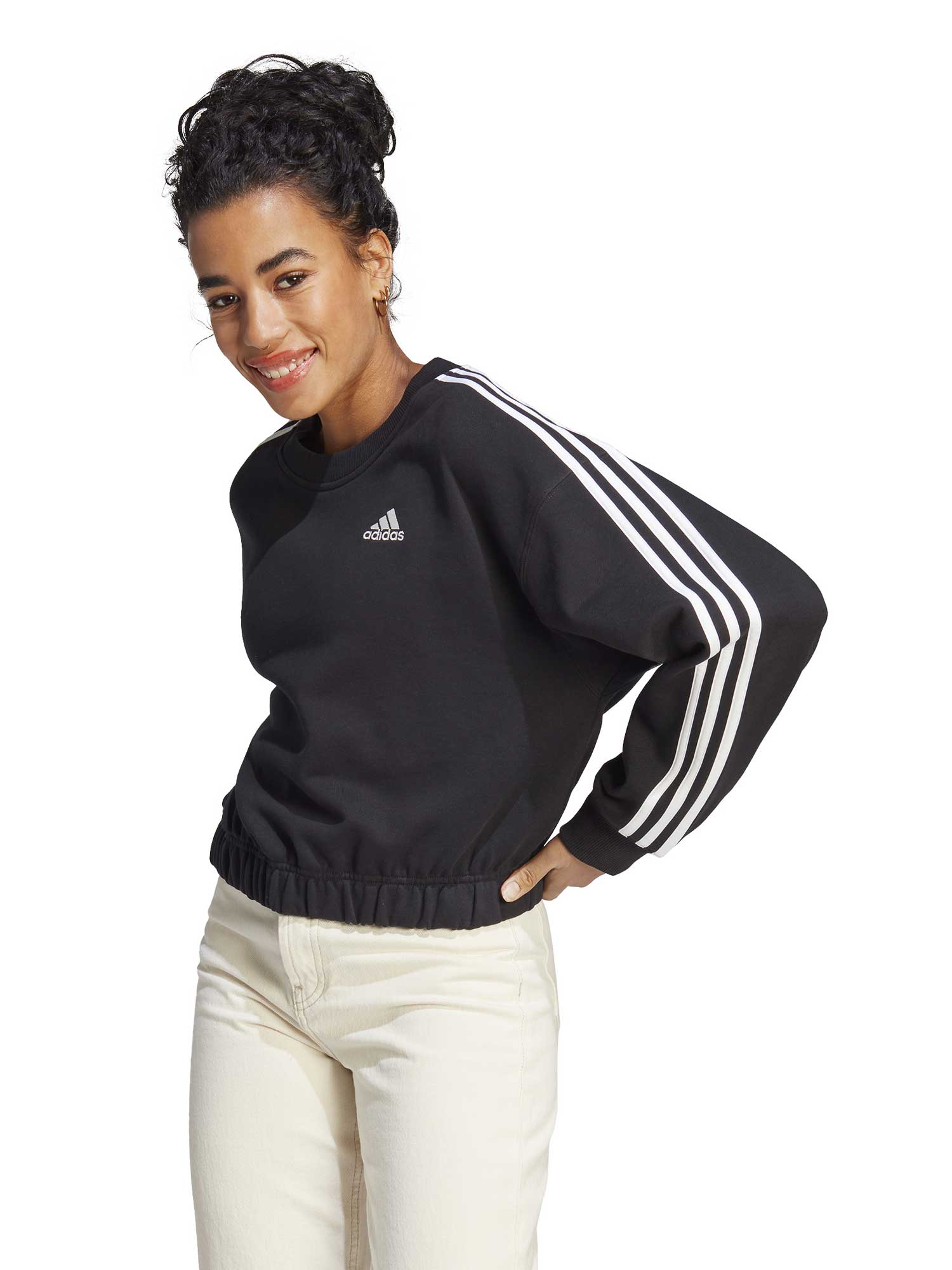 Bluza Essentials 3-Stripes Crop Sweatshirt