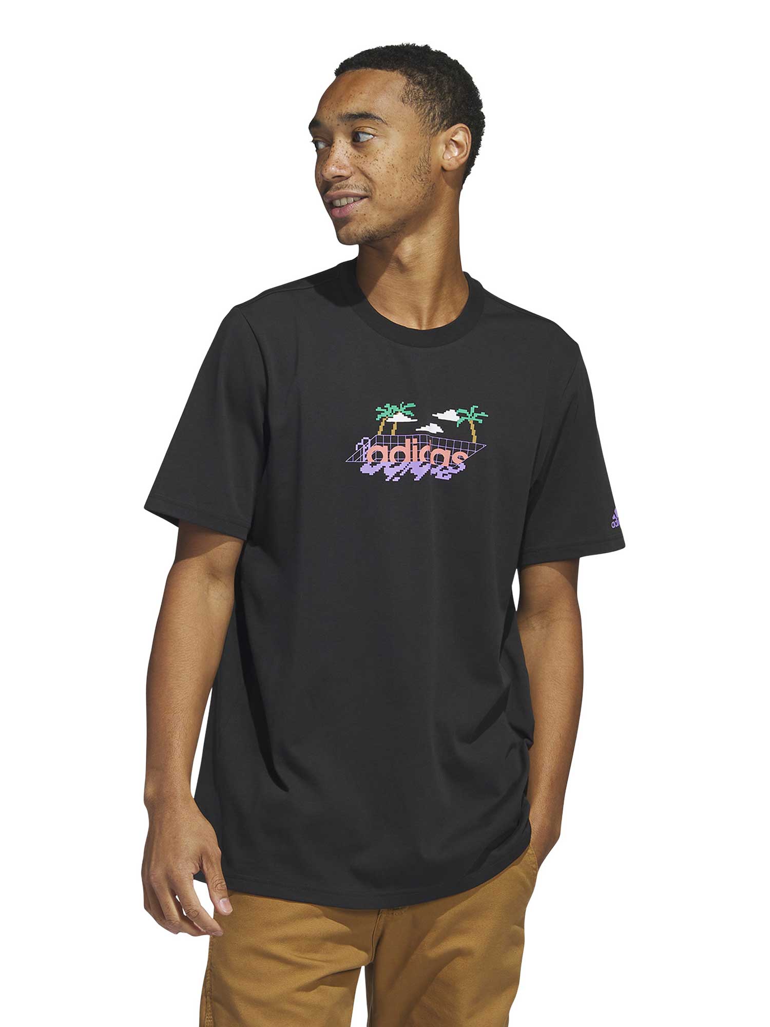 Tricou Linear Beach-Bit Short Sleeve Graphic