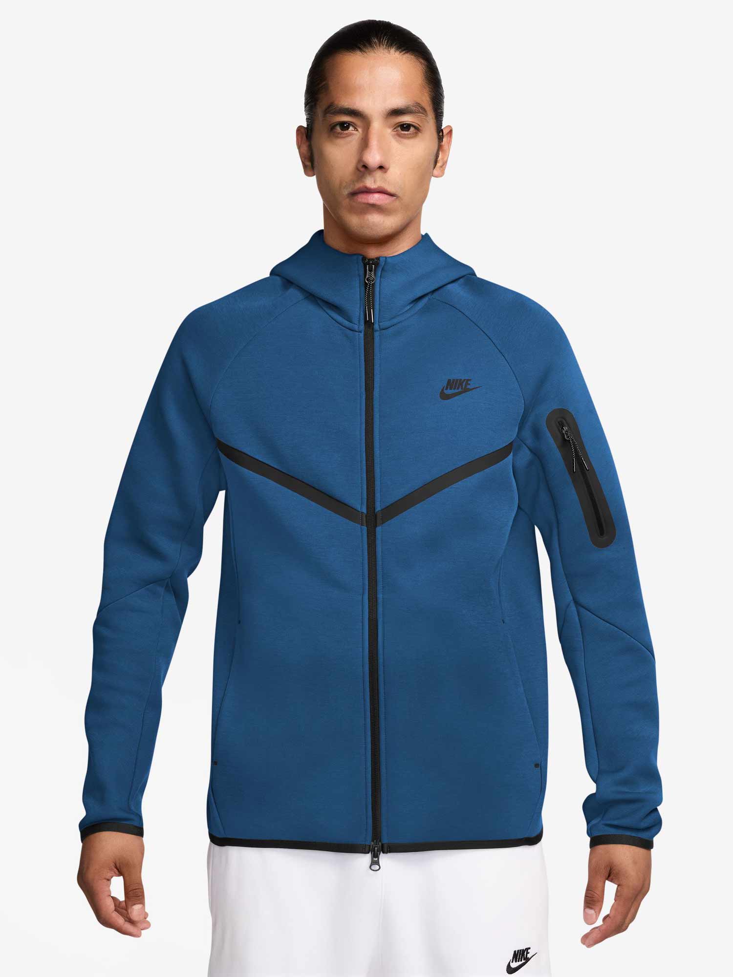 NIKE Суитшърт M NK TCH FLC FZ WR HOODIE