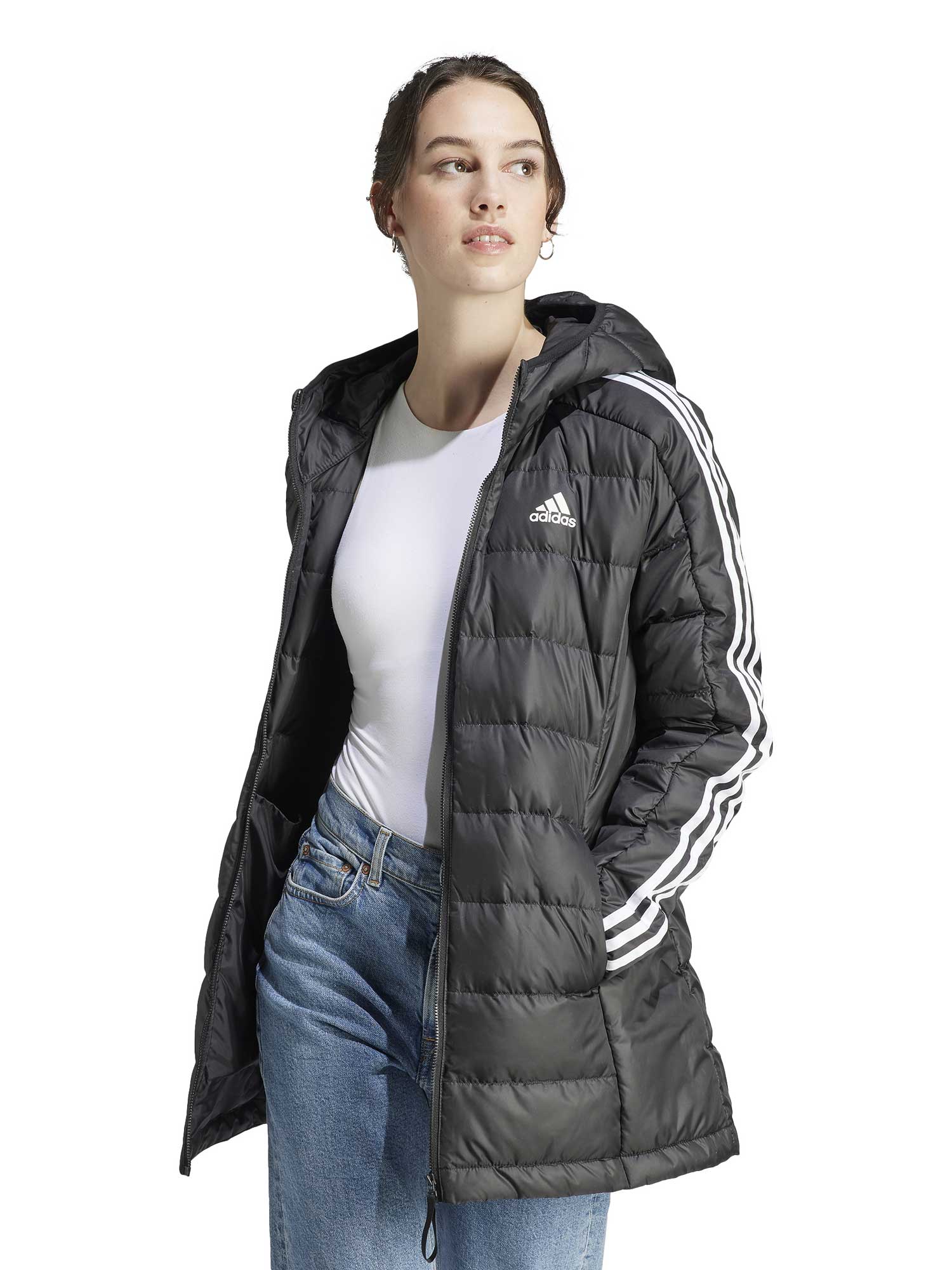 Geaca Essentials 3-Stripes Light Down Parka