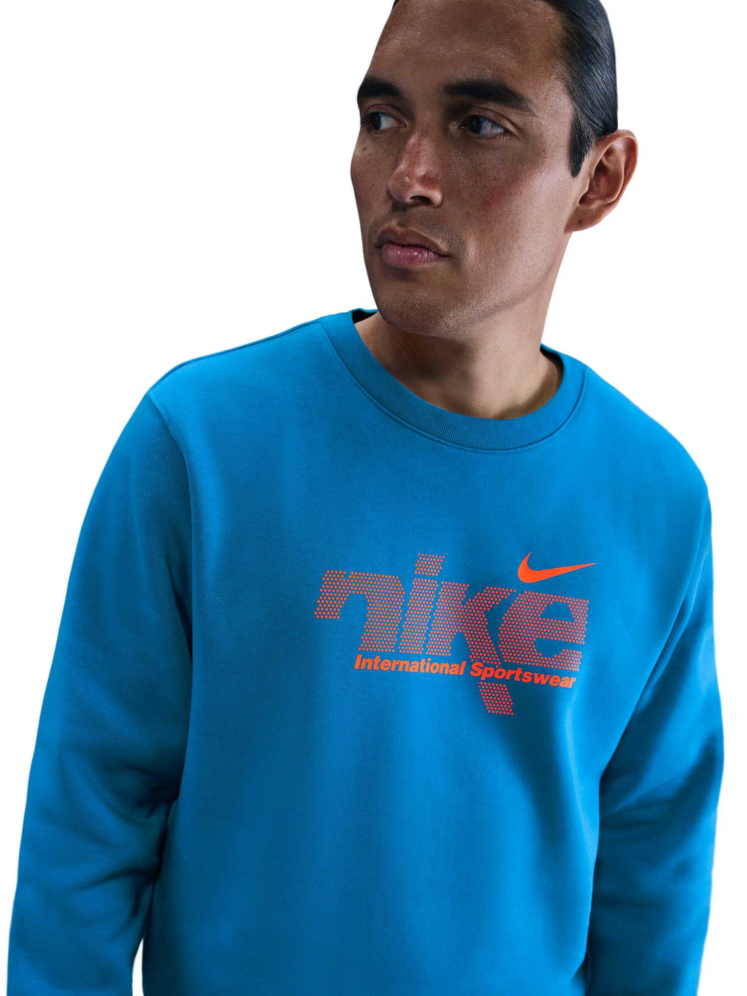 Bluza M Nk Club Bb Crew Swsh Sport