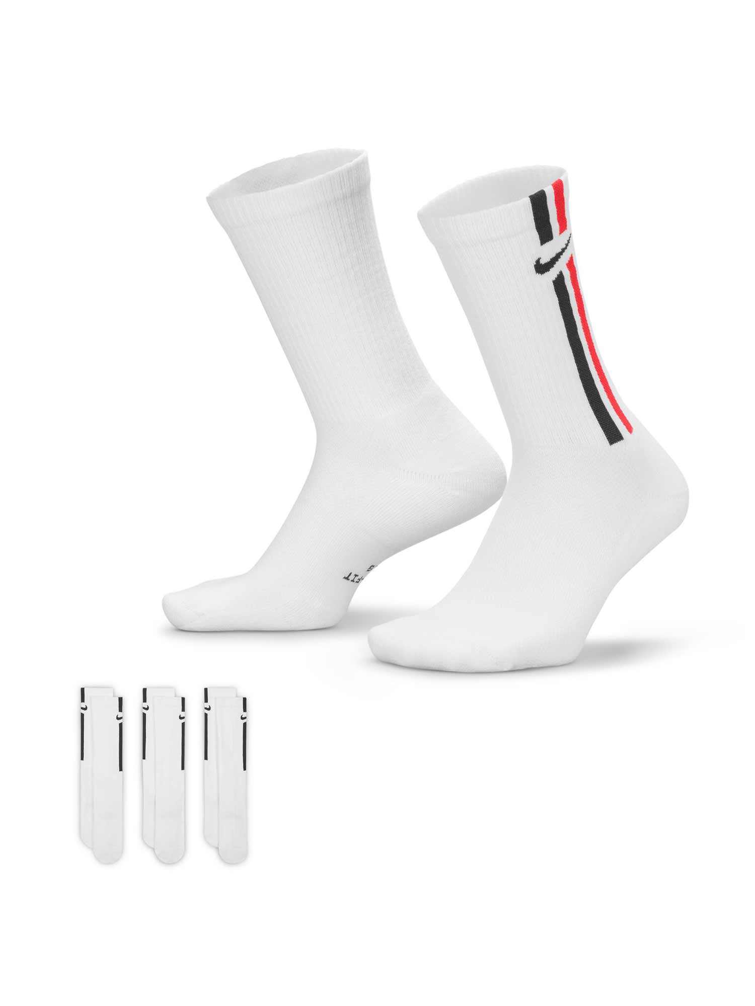Sosete U Nk Ed Elvd Crw 3p Stripe 144