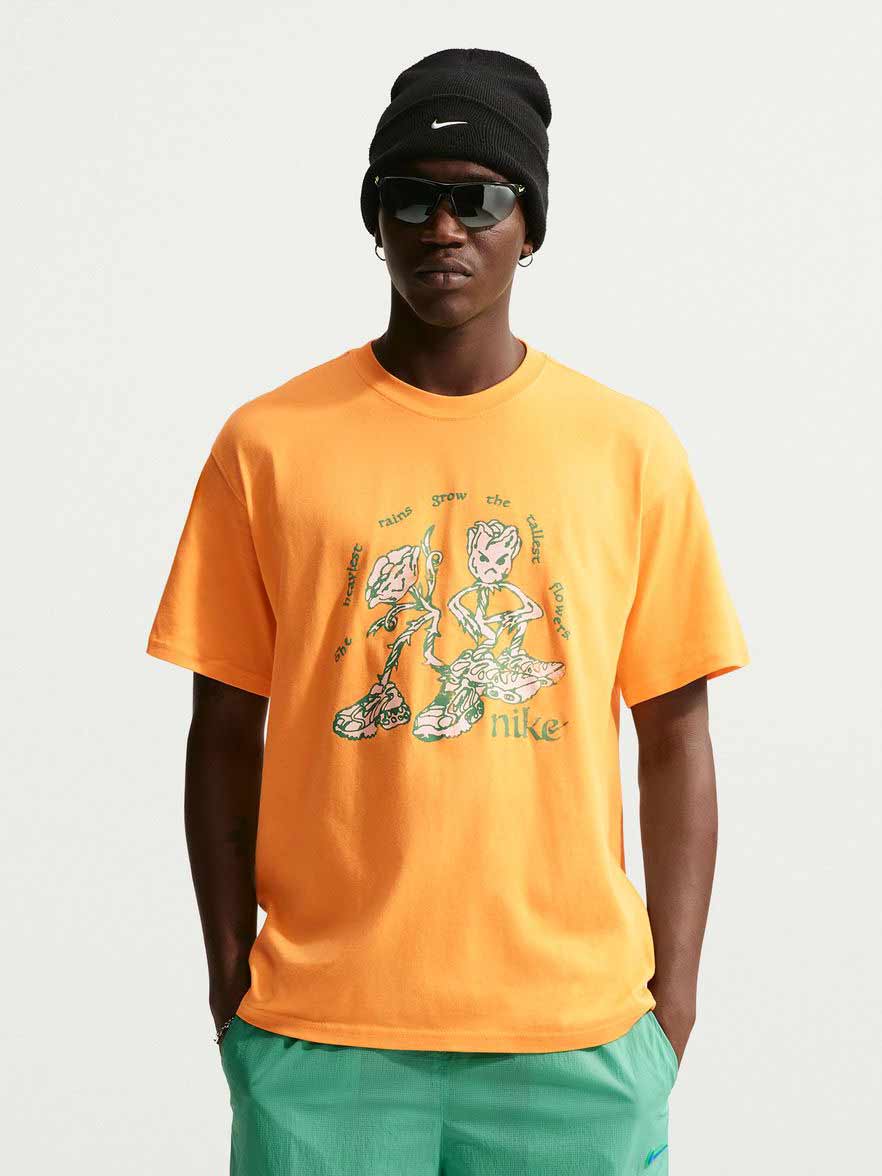 NIKE Тениска U NSW TEE LSE TALL FLOWERS