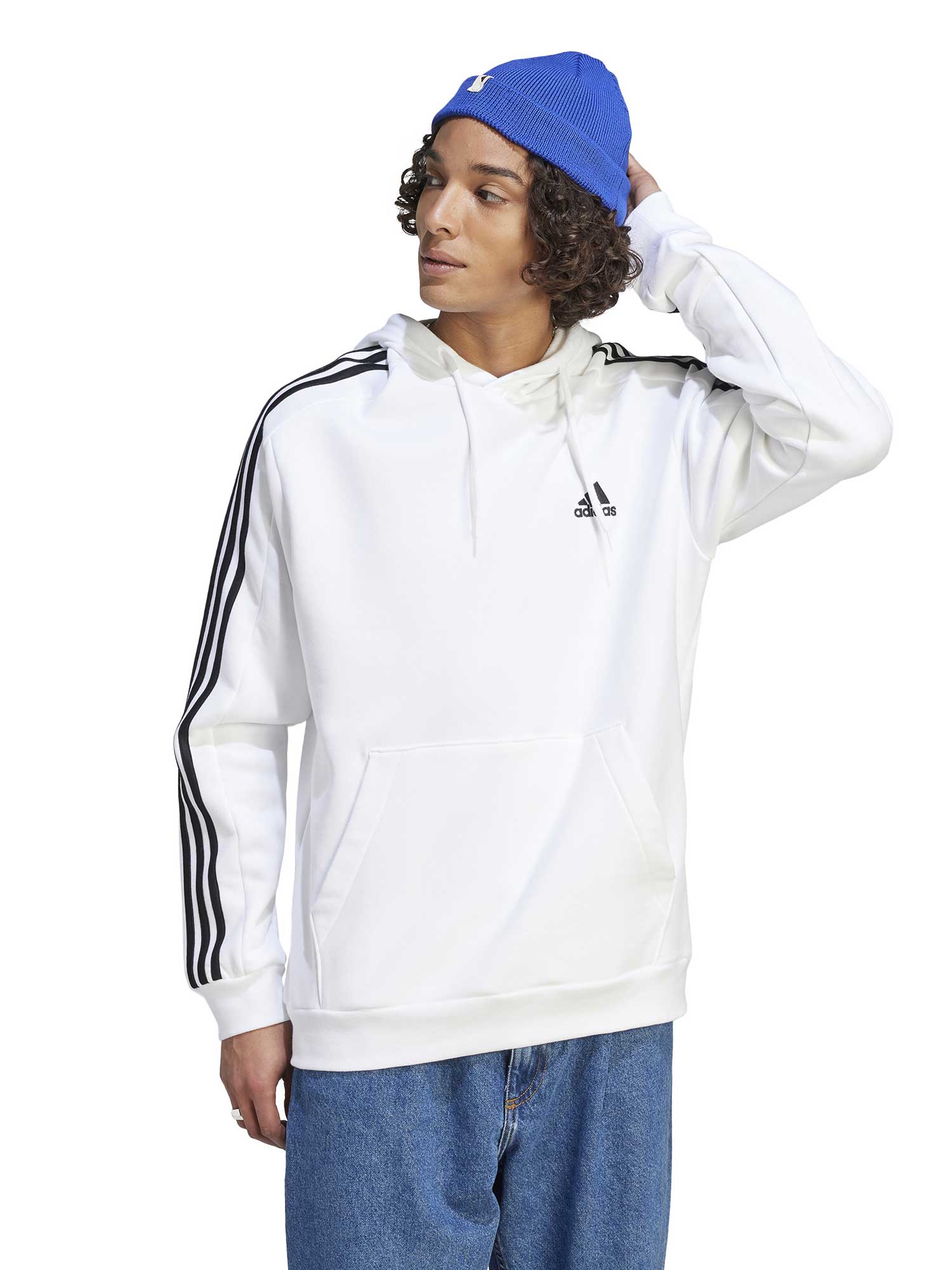 Hanorac Essentials Fleece 3-stripes Hoodie