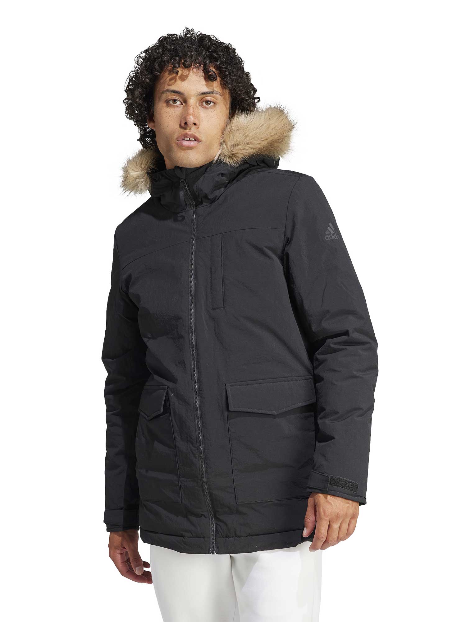 Geaca Hooded Fur Parka