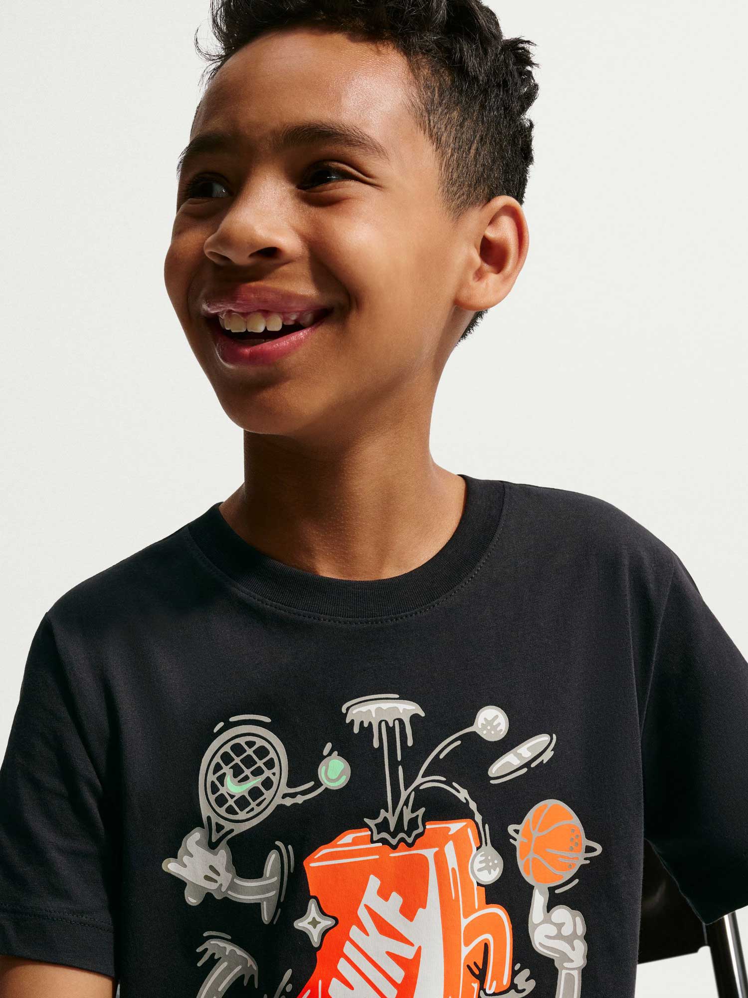 NIKE Тениска K NSW TEE BOXY MLT SPT