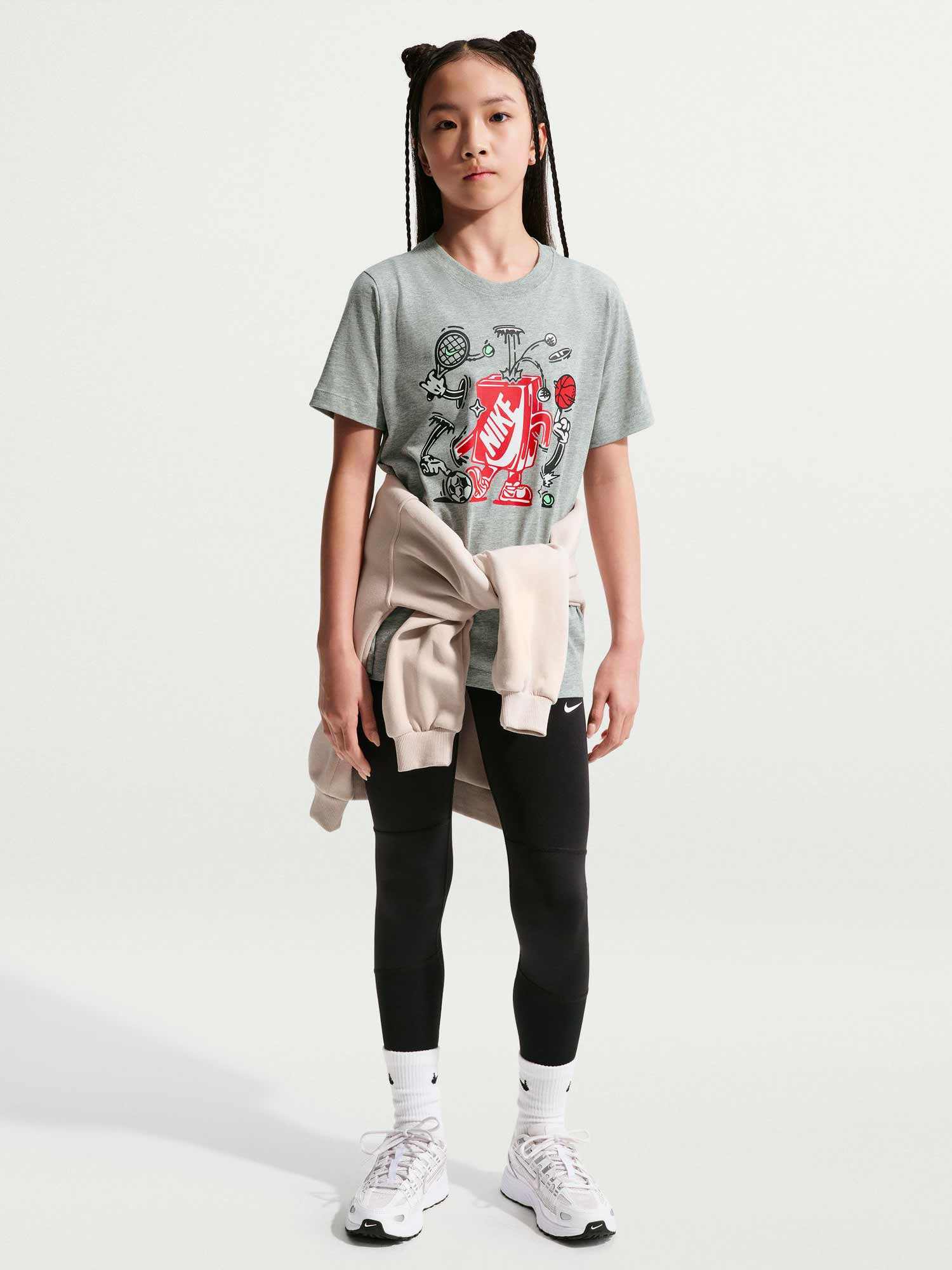 NIKE Тениска K NSW TEE BOXY MLT SPT