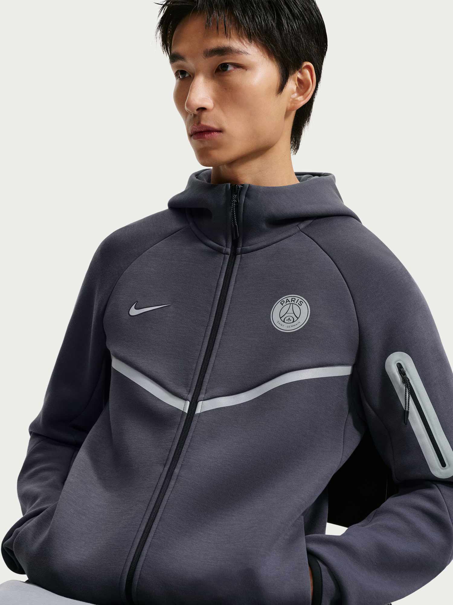 NIKE Суитшърт PSG M NK TECHFLCWRFZJKT REF WP